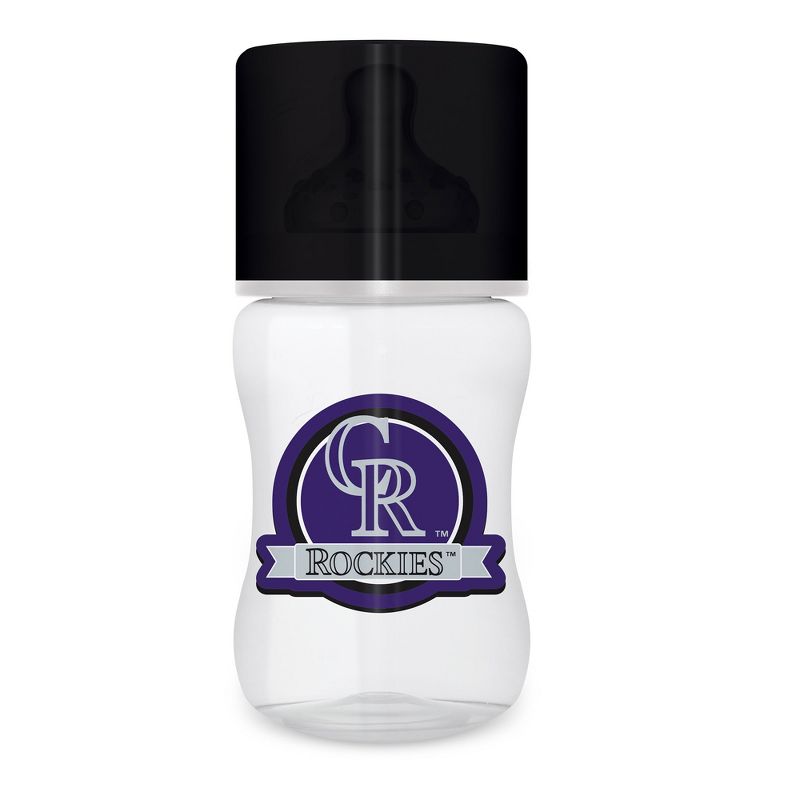 BabyFanatic Officially Licensed Colorado Rockies MLB 9oz Infant Baby Bottle, 1 of 4