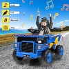 12V Kids Ride-On Dump Truck with Remote Control, Auto-Lifting Bed, Shovel, LED Lights, Electric Construction Vehicle Toy for Toddlers Ages 3-8 - 3 of 4