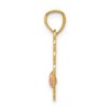 Black Bow Jewelry 14k Two Tone Gold Mom Scroll Heart Pendant, 18mm - 2 of 4