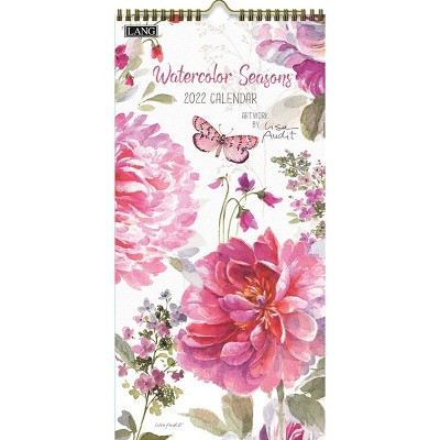 2022 Vertical Wall Calendar 7.75"x15.5" Watercolor Seasons - Lang