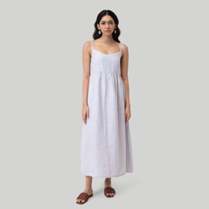 Reistor Women's Strappy Gathered Midi Dress - 1 of 4