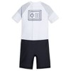 Boys' Adaptive Stormtrooper Swimsuit - Black/White - Disney Store - 2 of 4