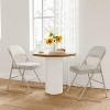 Set of 6,Metal Folding Chairs ,Padded Cushion and Back, Metal Chairs with Cushion and Durable Steel Frame, Indoor Outdoor Portable,Capacity - 2 of 4