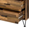 PAGED Dresser with Drawers Industrial Style Storage Cabinet with Side Metal Glides for Living Room, Hallway, Office - 4 of 4