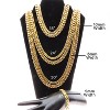 Cuban Link Chain Necklace Gold Stainless Steel Hip Hop Men Women Ginger Lyne Collection - 4 of 4