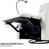 Racxily Rocking Recliner Chair, 360° Swivel Nursery Rocking Chair, Glider Chairs, Modern Small Rocking Swivel Recliner, Phone Holder - 4 of 4
