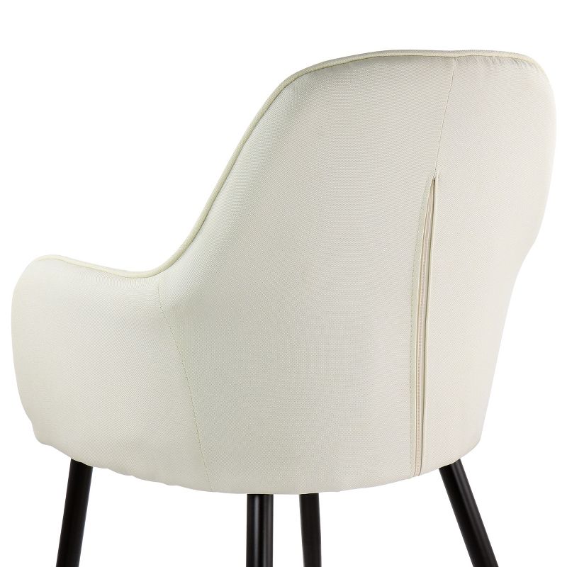 Elama 2 Piece Fabric Tufted Chair Set, 3 of 10