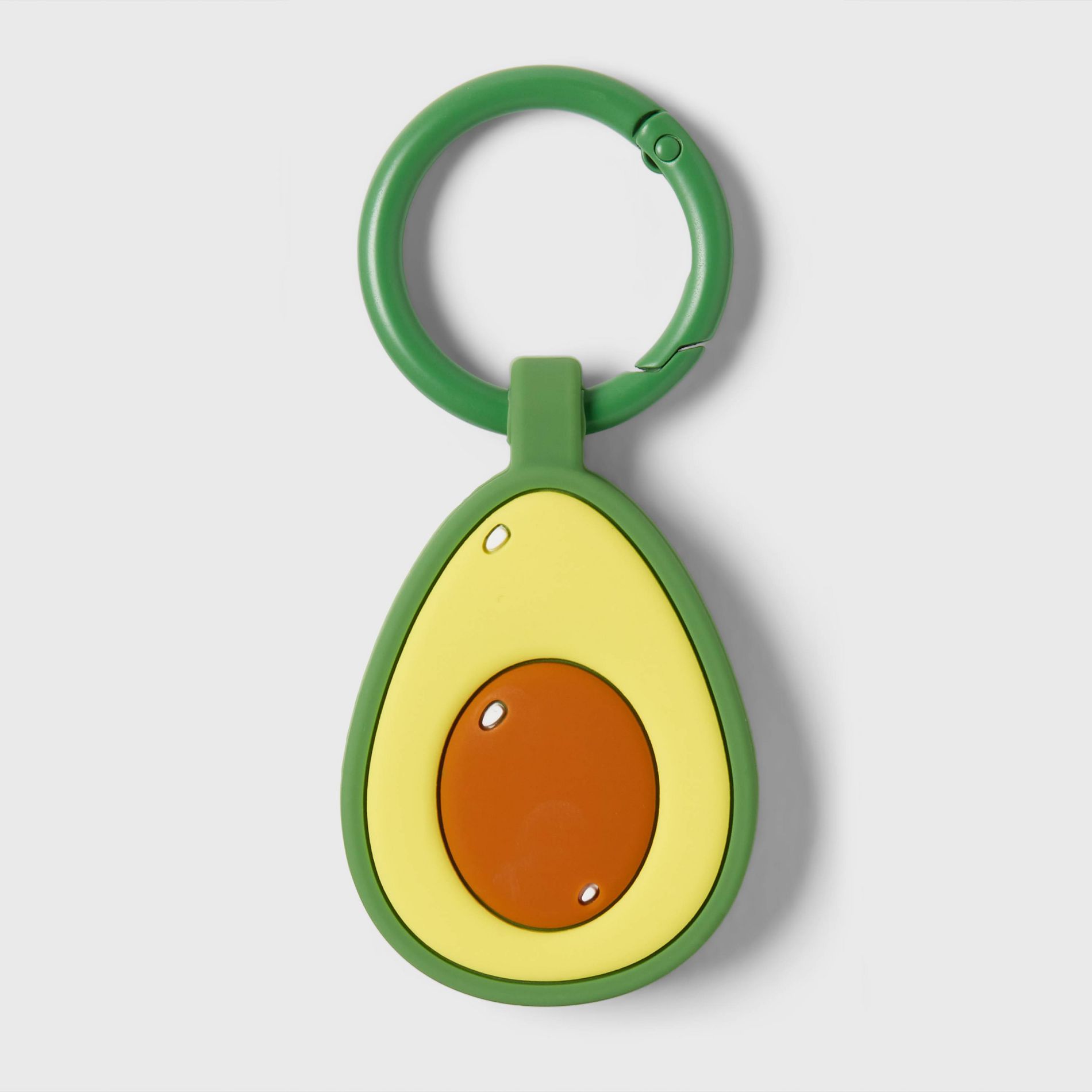 Apple AirTag Keychain - heyday™ Avocado: Silicone Holder, Carabiner Clip