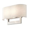 Livex Lighting 2 - Light Wall Light in  Brushed Nickel - 3 of 4