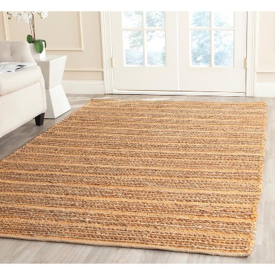 Cape Cod 3' x 5' Orange Handwoven Jute Area Rug