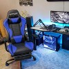 LACOO Gaming Chair Carbon Style Fiber with Massage - 2 of 4