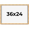 PosterPalooza | Minimalist Shadow Box Brown Picture Frame - UV Acrylic, Backing Board, Hanging Hardware - 2 of 4