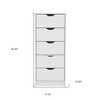 18"  Five Drawer Dresser - 3 of 4