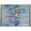 Manual Woodworks and Weavers Succulent Cross Inspirational Throw Blanket, 50 × 60 Inches - 2 of 3