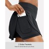 FIONECA Pleated Tennis Skirt for Women with 4 Pockets Women's High Waisted Athletic Golf Skorts Skirts for Running Casual - 3 of 4