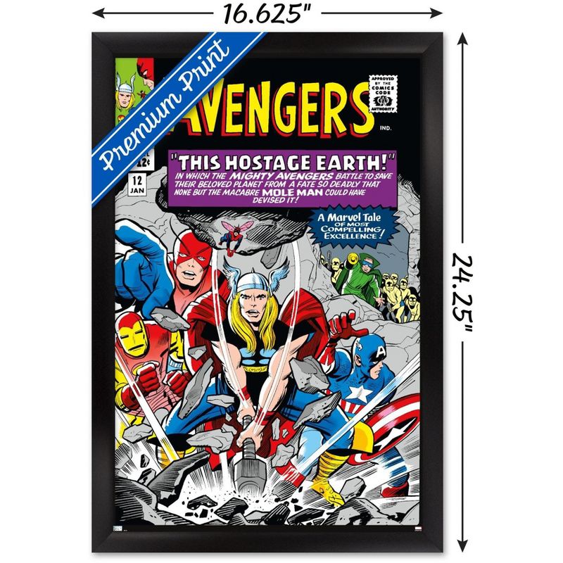 Trends International Marvel Comics - Avengers #12 Framed Wall Poster Prints, 3 of 7