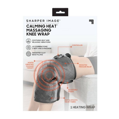 Calming Wrap Electric Knee Heating Pad w/Vibrations, 2 Heat & 5 Massage shops Settings