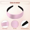 Unique Bargains Girl's Satin Headband 1.57" Wide 1 Pc - 3 of 4