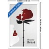 Trends International Disney Beauty and the Beast (1991) - Rose Silhouette Framed Wall Poster Prints - 3 of 4
