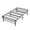 VECELO Modern Foldable Bed Frame Folding Simple Metal bed Frame 14-inch High Folding Bed Underbed Storage Easy Assembly - 2 of 4