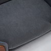 SEVOBAL Pet Beds Scandinavian Style Elevated Dog Sofa with Solid Wood Legs and Velvet Cushion for Living Room or Bedroom, Gray, 39.4"*27.6"*9.8" - 2 of 4