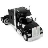 Kenworth W990 with Stand Up Sleeper Cab Black 1/87 (HO) Scale Plastic Model Car by HO Logistics - 3 of 4