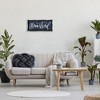 Stupell Industries Navy Blue Homestead Phrase, 25" x 11" - 2 of 4