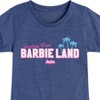 Girls' - Barbie - Greetings From Barbie Land Fitted Short Sleeve Graphic T-Shirt - 2 of 4