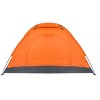 Cesicia 1-Person Waterproof Camping Dome Tent, Automatic Pop Up Tent, for Outdoor Hiking, Orange - 3 of 4