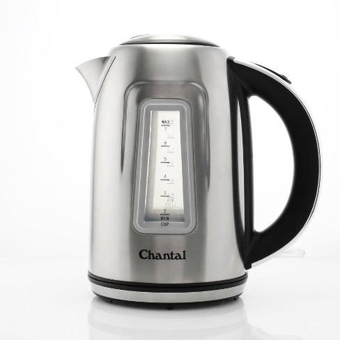 Chefman 1.8l Glass Electric Kettle With Tea Infuser - Silver : Target