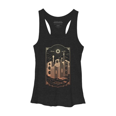 Women's Design By Humans Sound City By Gammaray85 Racerback Tank Top