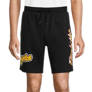 Seven Times Six Cheetos Flamin' Hot Men's Logo Design Casual Lounge Shorts Black - 1 of 4