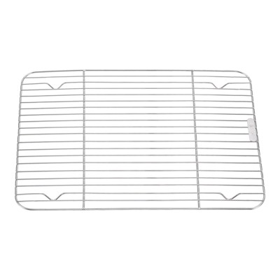 Unique Bargains 304 Stainless Steel Roasting Baking BBQ Grill Net 1 Pc
