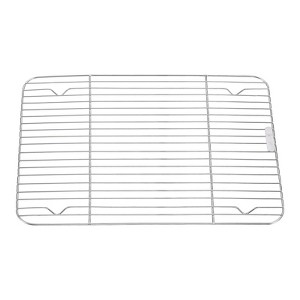 Unique Bargains 304 Stainless Steel Roasting Baking BBQ Grill Net 1 Pc - 1 of 4