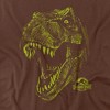 Jurassic Park Rex Mount Adult T-Shirt - 2 of 4