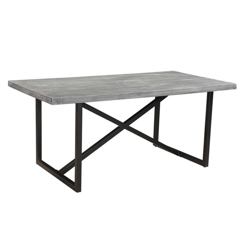 60&#34; Raven Mango Wood Dining Table Brown - Timbergirl, 1 of 8