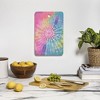 Emanuela Carratoni Boho Rainbow Tie Dye Cutting Board Rectangle -Deny Designs - 3 of 3