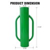 Fence Post Driver with Handle, Heavy Duty T Post Driver Post Pounder, Hand Post Rammer for Wooden Posts/U-Channels/Fence Posts, Metal Post and Sign - 2 of 4