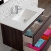 ChicFurnit Bathroom Sinks Vessel Sink Rectangle Sink Vanity Sink Art Basin Undermount Bathroom Sink for Bathroom, White, 32.09"*18.31"*6.89" - 3 of 4