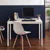 Vynxaria Harry Contemporary Wood & Metal Computer Desk in Oak - Durable & Eco-Friendly Design - 4 of 4