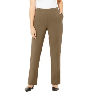 Catherines Women's Plus Size Suprema Pant - 1 of 4