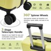 Gulches 3-Piece Luggage Set: Lightweight ABS Suitcases with Spinner Wheels, TSA Lock & Ergonomic Handles - 4 of 4