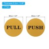 Unique Bargains Acrylic Self-Adhesive Decor Business Push Pull Door Signs 3 Pairs - 2 of 4
