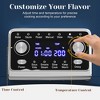 Heynemo Programmable 8 Quart Slow Cooker, 12 in 1 Multi-Cooker Food Warmer with Digital Timer & Temp Control, Stainless Steel - 4 of 4