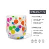 Silipint: Silicone Stemless Wine Glasses 12oz: 2 pk - Polka Dot - 2 of 4