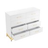 8-Drawer Dresser for Bedroom & Closet, Modern Wooden Storage Chest - 3 of 4