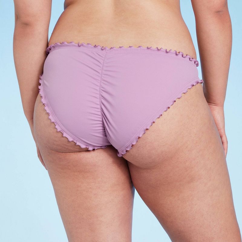 Women's Ruffle Cheeky Bikini Bottom - Shade & Shore™, 6 of 7