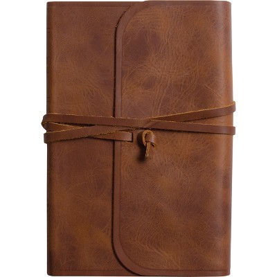 ESV Thinline Bible (Flap with Strap) - (Leather Bound)