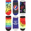 Grateful Dead Socks Adult Tie Dye Dancing Bears And Steal Your Face 6 Pack Ankle Socks Multicoloured - 2 of 3