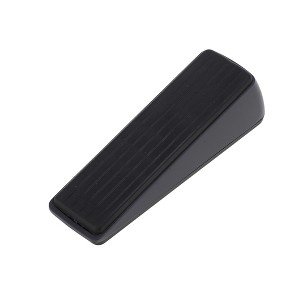 Unique Bargains Door Stop Under-Door Installation Striped Zinc Alloy Rubber 4.72"x1.26"x1.18" 1 Pc - 1 of 4